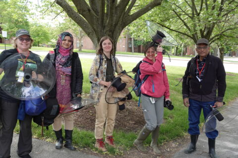 "Participants from the 2019 Ithaca Sound Recording Workshop"